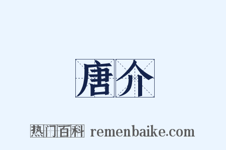 唐介是什么意思的图片